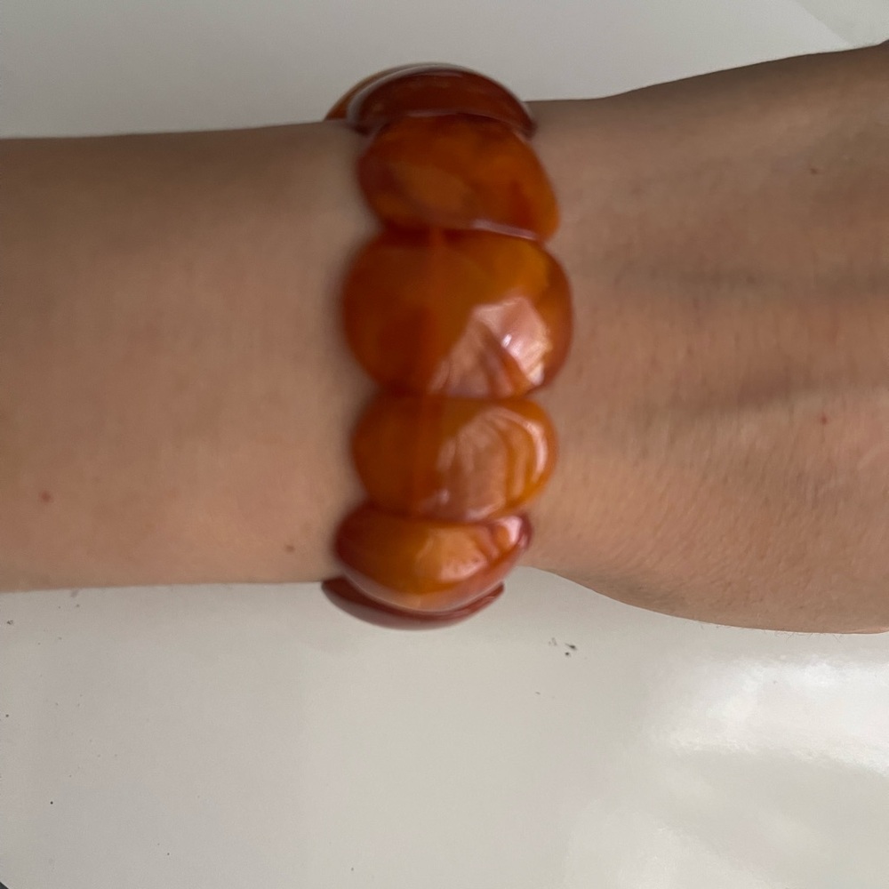 Elegant Orange Bracelet